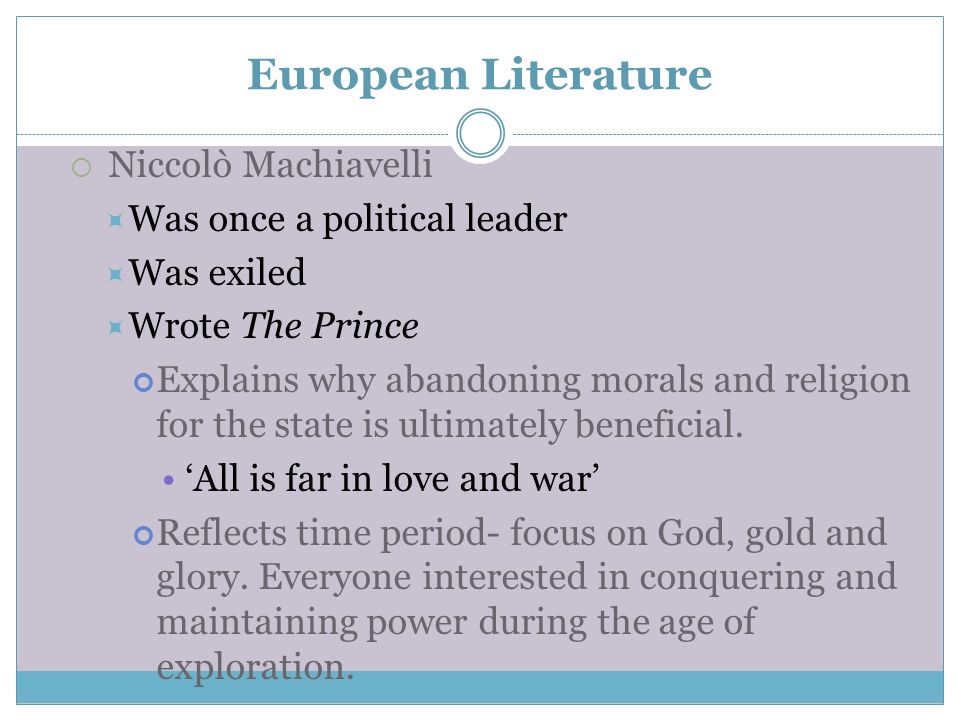 Niccol machiavellis acquisition of power essay